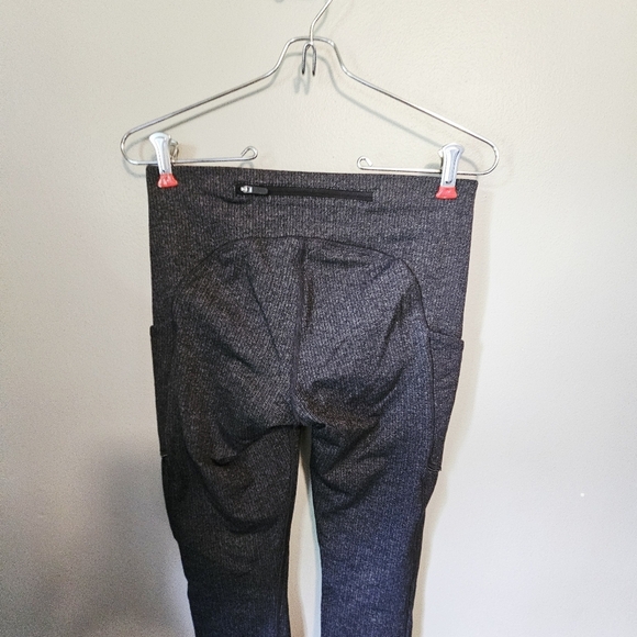 Lululemon 6 Speed Up Grey Varigated Leggings - Picture 7 of 9